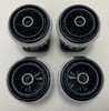 2015-2017 Audi A3 S3 AC Vents / Set of 4 / Aluminum Trimmed /   S3107