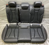 2015-2016 Audi S3 OEM Black Leather Rear Seat Set /   S3107