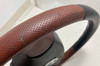 2002 Mazda Miata Special Edition Saddle Brown Leather Steering Wheel w/ Air bag / Fits 99-05 /   NB249