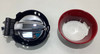 2002-2006 Mini Cooper S R53 Hatchback Chrome Fuel Door / Chili Red  R1031