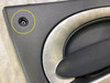 2005-2006 Mini Cooper Door Panels / Black w/ Anthracite Trim / Pair /   R1031