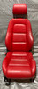 2002 Audi TT ALMS Edition Brilliant Red Leather Front Seats / Pair / Fits 00-06 / Coupe /   T1033