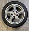 1997-2004 Porsche 986 Boxster 17" Twist Wheels Rims w/ Tires / Set of 4 / *DAMAGE* BX065 1997-2004 Porsche 986 Boxster 17" Twist Wheels Rims w/ Tires / Set of 4 / *DAMAGE* BX065