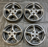 1999-2002 Mazda Miata 15x6" 5 Spoke Enkei Wheels Rims / *Cosmetic Wear* / NB250