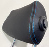 2016-2020 F87 BMW M2 Dakota Black Leather Rear Seat Headrests / Blue Stitching /   B2008