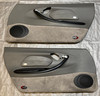 1999-2004 Porsche 986 Boxster Interior Door Panels / Graphite Gray / Pair /   BX066
