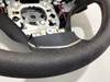 2012-2013 Chevrolet Corvette C6 Black Suede Steering Wheel w/ Red Stitching / Automatic  /   C6019