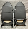 2006-2009 Pontiac Solstice Black / Sand Beige Leather Seats / Pair /   PS072