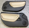 2006-2009 Pontiac Solstice Interior Door Panels / Pair / Sand Leather / OEM /   PS072