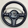 2015-2020 F80 F82 F87 BMW M2 M3 M4 Sport Black Leather Steering Wheel / Automatic /   F8M06