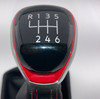 2022-2024 Volkswagen MK8 GTI 6 Speed Manual Shift Knob w/ Boot / Red Stitching /   M8002