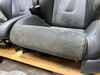 2008-2015 Audi TT Quattro Convertible Front Seats / Sabre Black Leather / Alcantara / Pair / T2014
