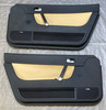 2000-2006 Audi TT Interior Door Panels / Vanilla Leather / Pair / *DAMAGE* /   T1034