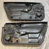 2000-2006 Audi TT Interior Door Panels / Vanilla Leather / Pair / *DAMAGE* /   T1034