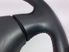 2004-2005 Mazdaspeed Miata Black Leather Steering Wheel w/ Airbag / Red Stitch  /   NB257
