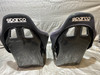 1990-2005 Mazda Miata Sparco Evo QRT Racing Buckets Seats w/ PCI Mounts / USED / NB257 1990-2005 Mazda Miata Sparco Evo QRT Racing Buckets Seats w/ PCI Mounts / USED / NB257