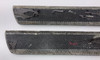 2005-2012 Porsche 987 Boxster Carbon Fiber Door Sill Trim Plates / USED /   BC034