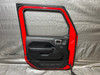 2018-2024 Jeep Wrangler JL Unlimited 4DR / Gladiator JT Driver Front Door Assembly / Firecracker Red JL011
