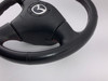 2004-2005 Mazdaspeed Miata Black Leather Steering Wheel w/ Red Stitching /   NB260
