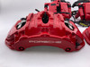 2015-2018 Porsche Macan GTS / Turbo Brembo Brake Calipers / Red / Set of 4 / 84K PM006