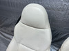 2000-2002 BMW Z3 Roadster OEM Seats / Lotus White Chameleon Leather / Pair / Z3037