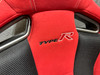 2017-2021 FK8 Honda Civic Type R Front Bucket Seats / Red Suede / Pair / TR105