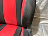2017-2021 FK8 Honda Civic Type R Front Bucket Seats / Red Suede / Pair / TR105