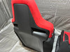 2017-2021 FK8 Honda Civic Type R Front Bucket Seats / Red Suede / Pair / TR105