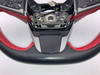 2017-2019 FK8 Honda Civic Type R Black / Red Leather Steering Wheel w/ Controls /   TR105