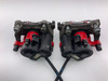 2017-2019 Honda Civic Type R FK8 OEM Rear Brake Calipers / Red / Pair /   TR105