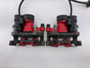 2017-2019 Honda Civic Type R FK8 OEM Rear Brake Calipers / Red / Pair /   TR105
