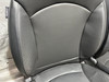 2009-2015 Mini Cooper R57 Convertible Black Leatherette Front Seats / Pair / R2032