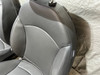 2009-2015 Mini Cooper R57 Convertible Black Leatherette Front Seats / Pair / R2032