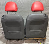 2013-2015 Volkswagen Beetle Convertible Front Seats / Titan Black Leatherette / Pair /   VB012