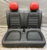 2013-2015 Volkswagen Beetle Convertible Titan Black Leatherette Rear Seat Set /   VB012