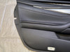 2017-2020 Infiniti Q60 Black Leather Interior Door Panels / Pair / IQ605