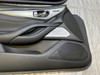2017-2020 Infiniti Q60 Black Leather Interior Door Panels / Pair / IQ605