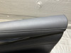 2017-2020 Infiniti Q60 Black Leather Interior Door Panels / Pair / IQ605