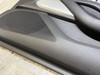 2017-2020 Infiniti Q60 Black Leather Interior Door Panels / Pair / IQ605