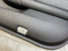 2017-2020 Infiniti Q60 Black Leather Interior Door Panels / Pair / IQ605