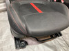 2012-2013 Fiat 500 Abarth Black Cloth Sports Bucket Front Seats / Pair /   F5023