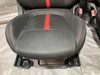 2012-2013 Fiat 500 Abarth Black Cloth Sports Bucket Front Seats / Pair /   F5023