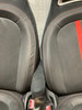2012-2013 Fiat 500 Abarth Black Cloth Sports Bucket Front Seats / Pair /   F5023
