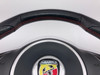 2013-2017 Fiat 500 Abarth Black Leather Steering Wheel w/ Airbag / Manual /   F5023