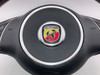 2013-2017 Fiat 500 Abarth Black Leather Steering Wheel w/ Airbag / Manual /   F5023