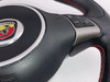 2013-2017 Fiat 500 Abarth Black Leather Steering Wheel w/ Airbag / Manual /   F5023