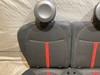2012-2017 Fiat 500 Abarth Black Cloth Rear Seat Set /   F5023