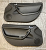 2006-2009 Pontiac Solstice Interior Door Panels / Pair / Black Leather / OEM /   PS074