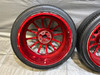2012-2017 Fiat 500 Abarth 17x7" 12 Spoke Alloy Wheels Rims w/ Set of 4 w/ Tires / F5023