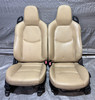 2009-2015 Mazda Mx5 Miata OEM Leather Seats / Dune Beige / Pair /   NC104